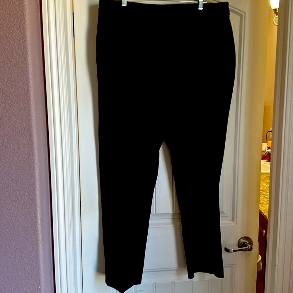 Anne Klein Plus Size Stretch Black pants/slacks.